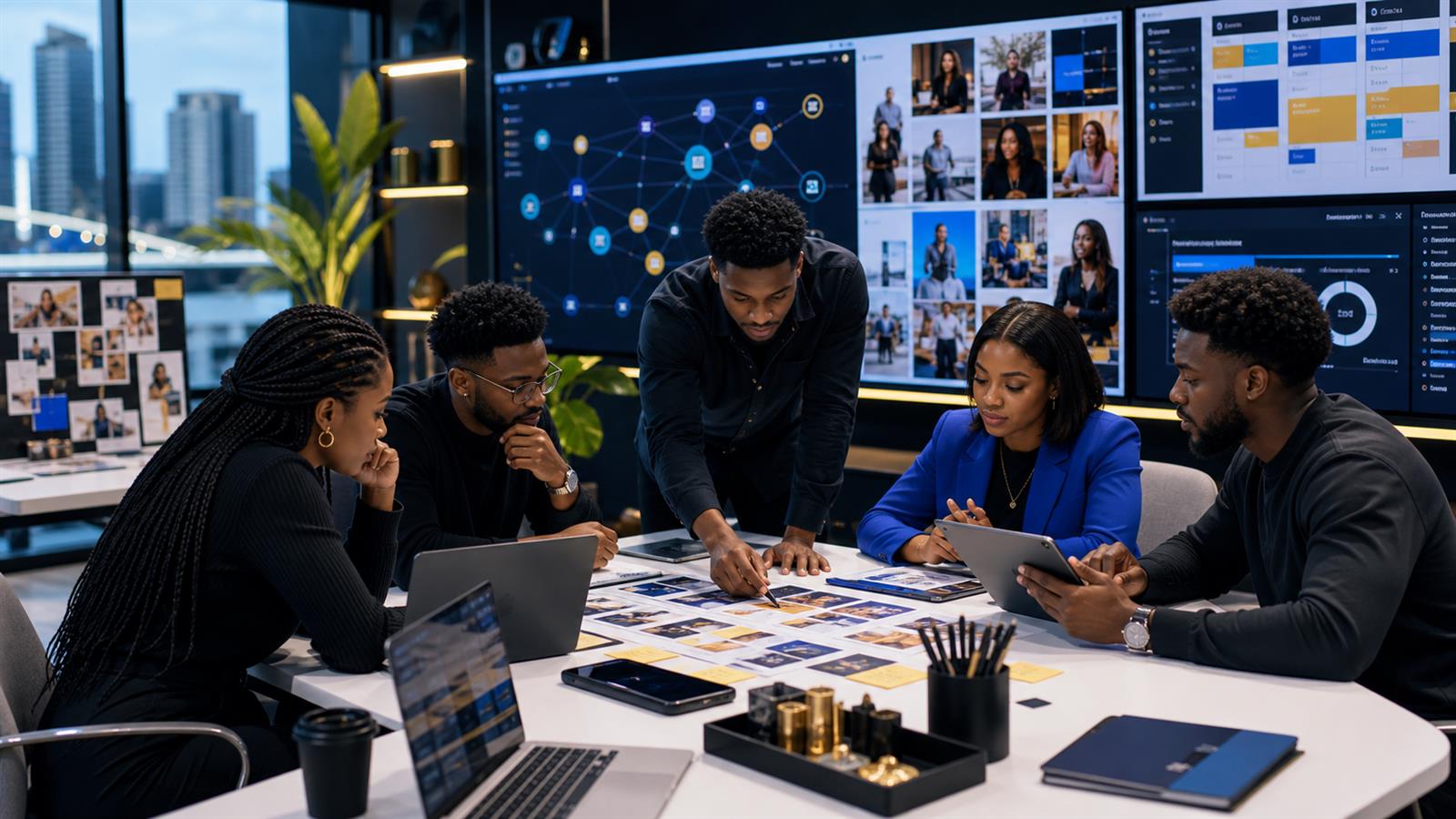 WTB AI Marketing Agency in Lagos using AI dashboards for campaign planning